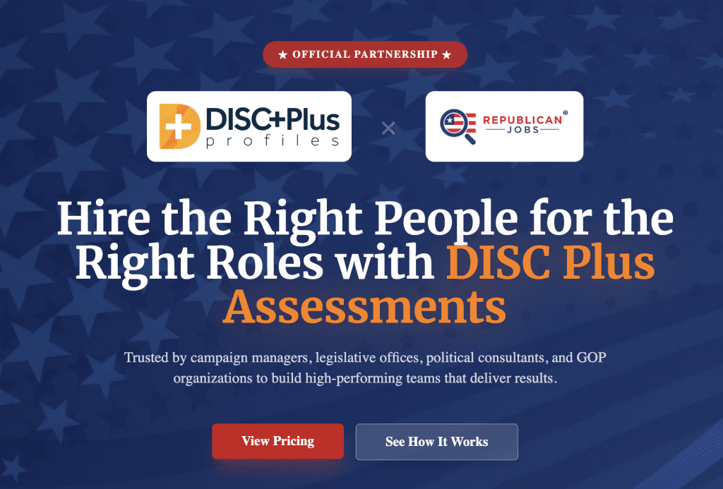 DISC Plus Profiles and Republican Jobs official partnership